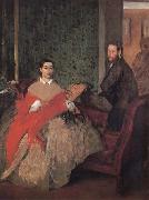 Edgar Degas M.et M Edmond Morbilli Spain oil painting artist